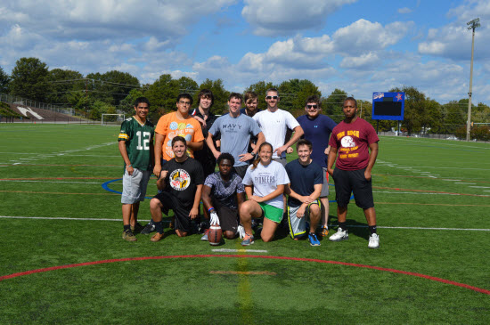 Athletic Club Plays Touch Football