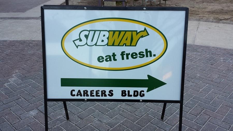 Subway is now open in the Careers building every day of the week. 