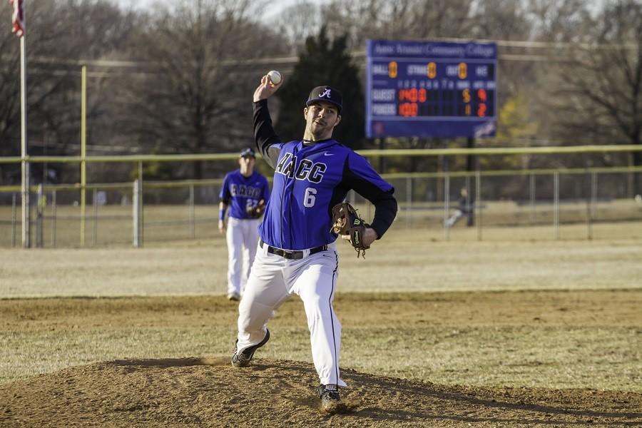 AACC's Baseball team finished their doubleheader in similar fashion by losing 1-0.