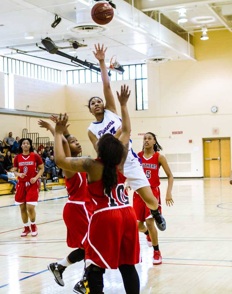 AACC's Women's Basketball team wonder girl, Tiffany McKinney was named NJCAA's All-American.