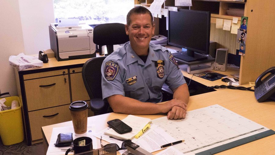 Campus Police Chief Sean Kapfhammer has been involved in law enforcement since he was 19 years old. 