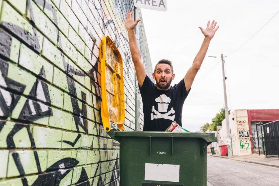 Johnny Cupcakes visited AACC on Sept, 26 and brought his charisma and humor.