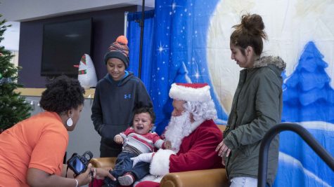 Santa comes to campus