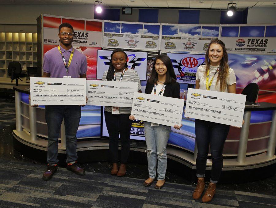 6 November 2016 -  Chevy press conference during the NASCAR Sprint Cup Series AAA Texas 500 Sprint Cup Series race at Texas Motor Speedway. (HHP/Gregg Ellman)