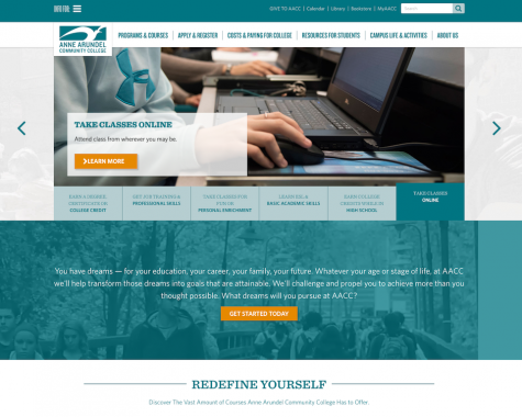 AACC's Public Relations and Marketing department are asking students to review and test the redesigned AACC website.