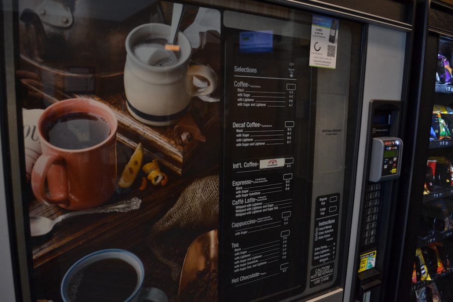 Some students are complaining about the nine coffee vending machines on the Arnold campus. 