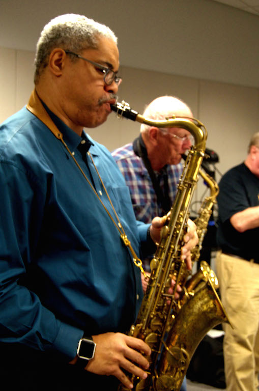 AACC Jazz Ensembles practice for three hours every Tuesday.