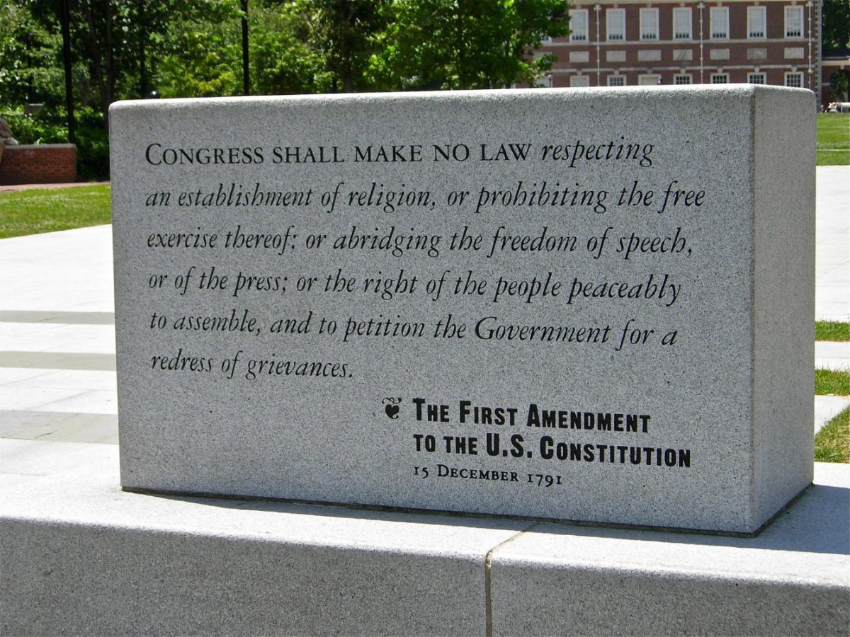 “Free speech” means different things to different people, but monuments like this one in Philadelphia remind us that it is everyone’s right.