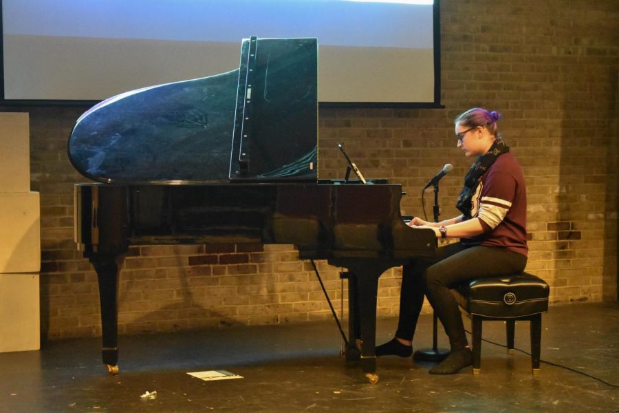 Students displayed their talents at Amaranth's open mic night on Oct. 18. 