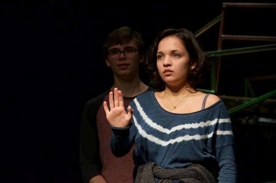 The Theater Department’s latest play, “Neverwhere,” has a 14-member cast with most actors playing multiple roles.