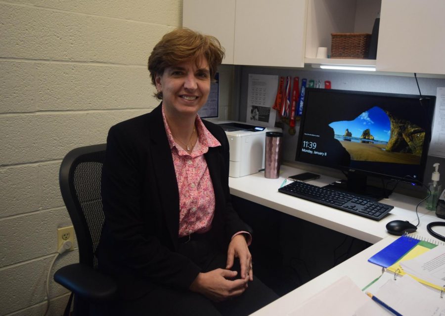 Marjorie Rawhouser, the new assistant dean of liberal arts, oversees the fields of interest program.