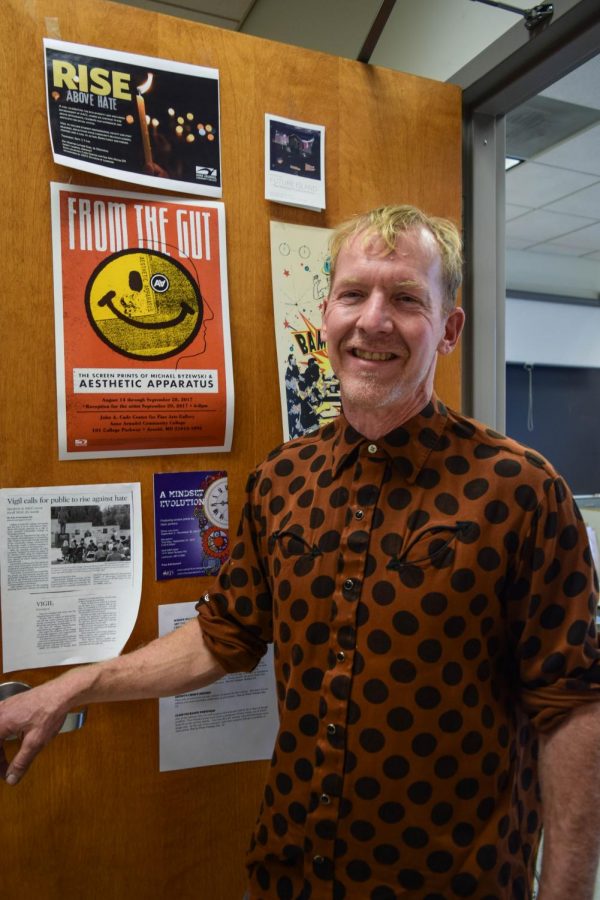 Art professor Chris Mona is the lead organizer for the Social Justice and Citizenship lectures.
Photo by Raquel Hamner