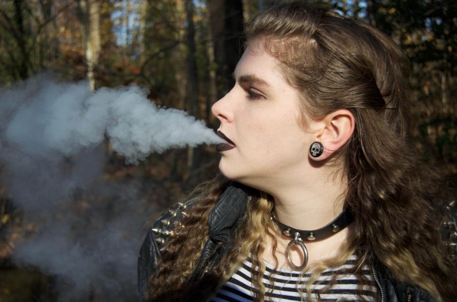According to a 2016 survey by the Centers for Disease Control, 9 million college-aged students use e-cigarettes.
Photo by Brandon Hamilton