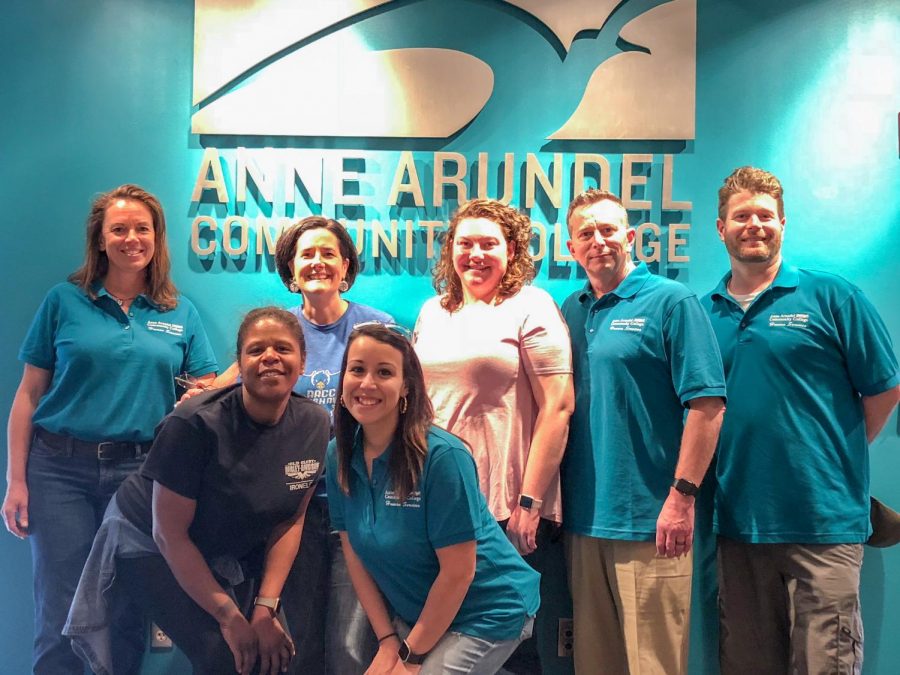 Human services students from AACC volunteered to help the college host the Mid-Atlantic Consortium for Human Services' 2018 conference.