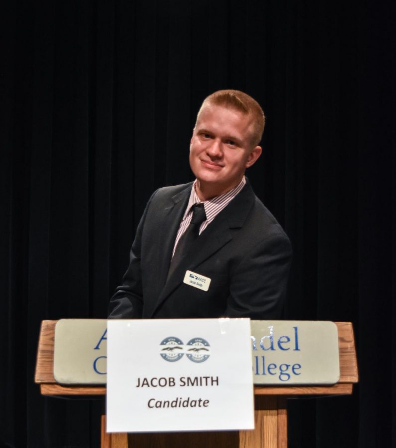 Jacob Smith, the president of the AACC Adventure Society and an SGA officer, says he wants to give students a voice on campus.