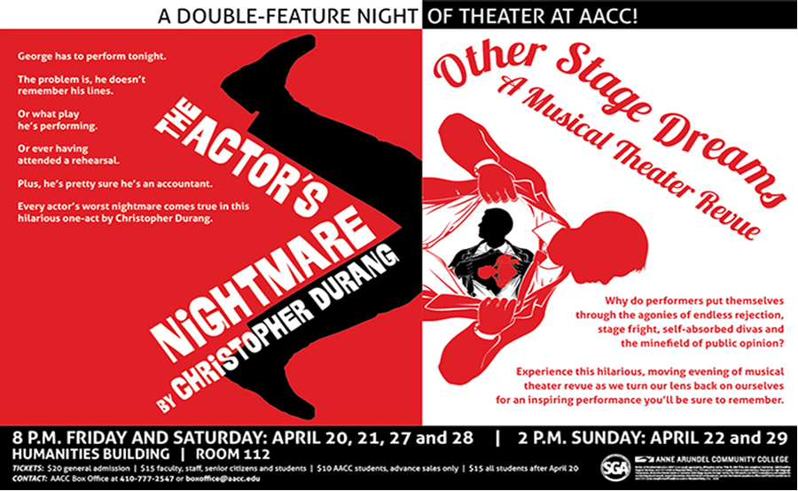 Theatre at AACC pokes fun at show business for spring performance