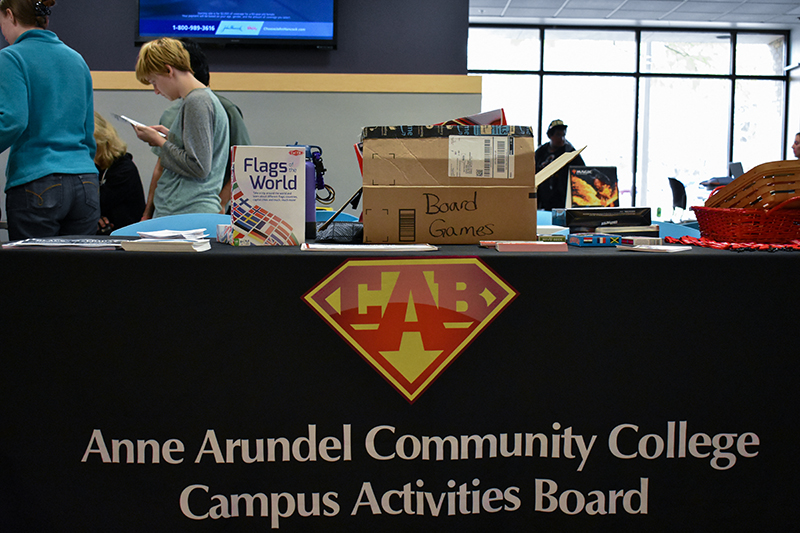 The Campus Activities Board, CAB, hosted their annual Game On event, which is a partnered with an Annapolis local business, Third Eye Games. 