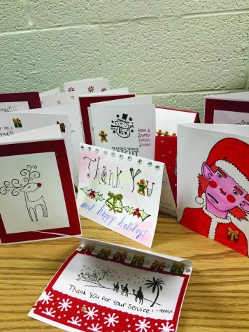 Campus Current sends cards, papers to troops