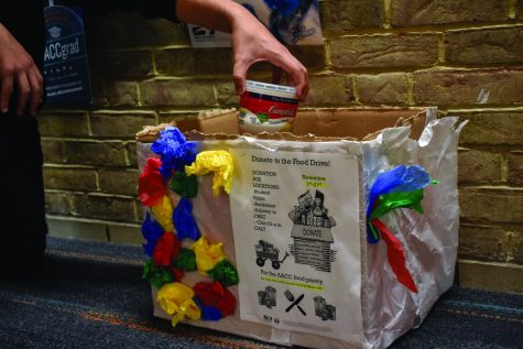 Communications class collects food for pantry