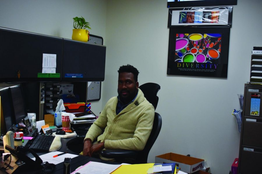 Leon Thomas, who oversees AACC’s Black Male Initiative, is the new director of student engagement. 