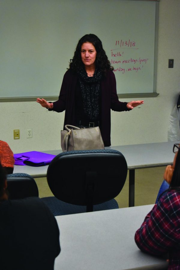 Education professor Jen Lara teaches AACC employees to be life coaches.