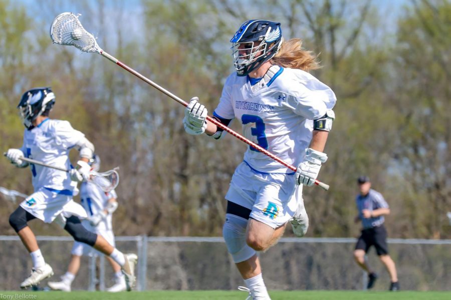 Former AACC Men’s Lacrosse defender Justin Walsh says academics are important for recruitment.