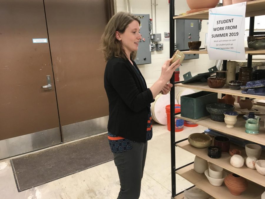 Sara Prigodich started her position as ceramics chair on Aug. 16.