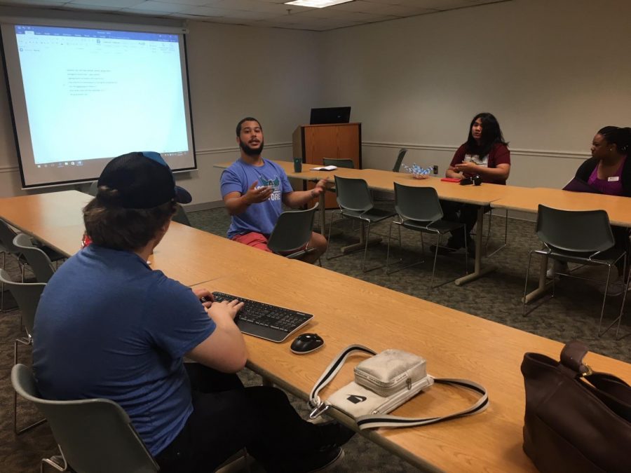 AACC's Student Government Association and Campus Activities Board met on Aug. 26 to begin planning for the fall semester. 