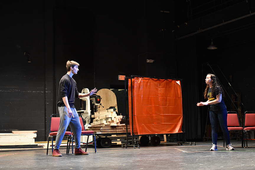 Student actors say audition-day jitters pay off when they  land roles in plays like 