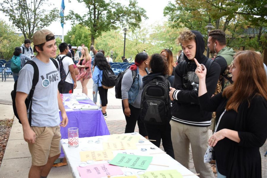 Students engage in one of numerous events at Civility Matters.