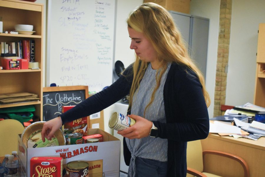 Third-year communications student Kaitlyn Walton says to keep giving once the holidays pass.