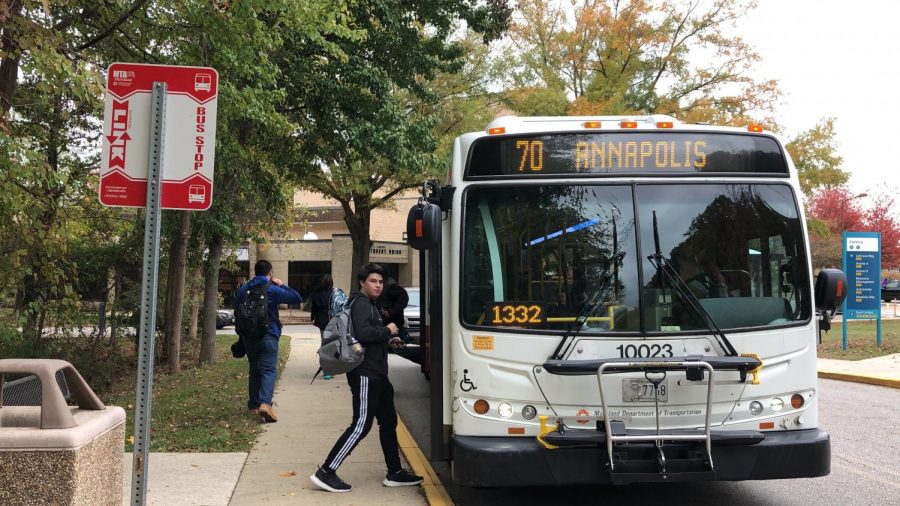 First-year computer science student Tyler Lockman says he checks his social media and edits photos during his commute to school.
