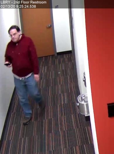 Police say this man committed indecent exposure and trespassing on campus.