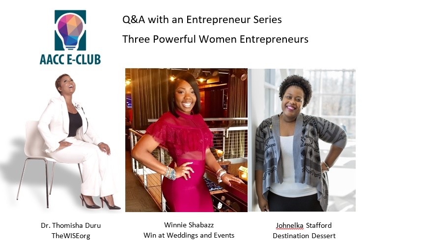 Panelists+Thomisha+Duru%2C+Johnelka%E2%80%AFStaff+and+Winnie+Shabazz+says+hobbies%2C+life+experiences+and+interests+outside+of+work+can+spur+an+idea+for+a+successful+business+startup.+