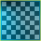 blue gradient under a checkerboard