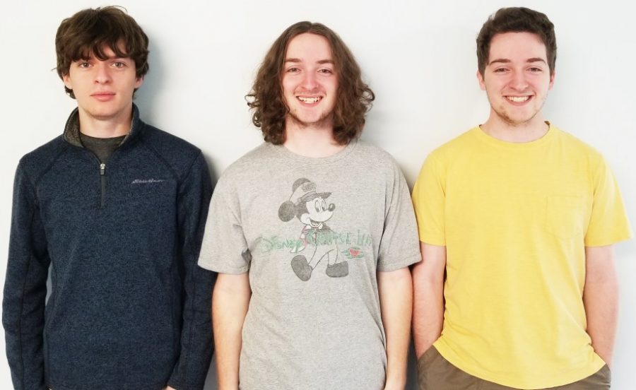 Triplets Nate, Jake and Ben Nussbaumer (left to right) say working with life coaches helped them set short-term and long-term goals.