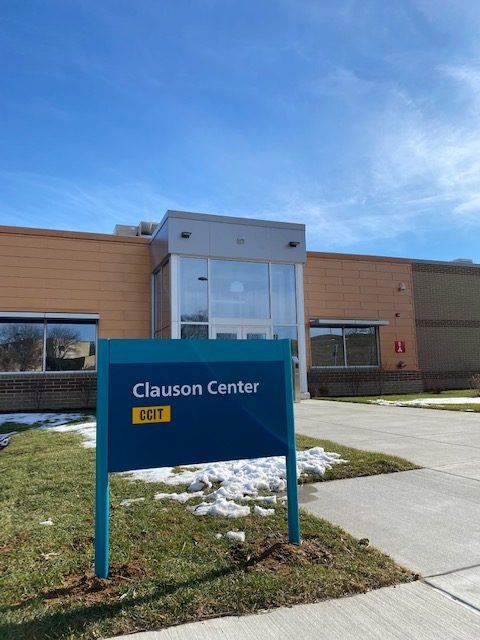 A photo of AACCs Clauson Center.