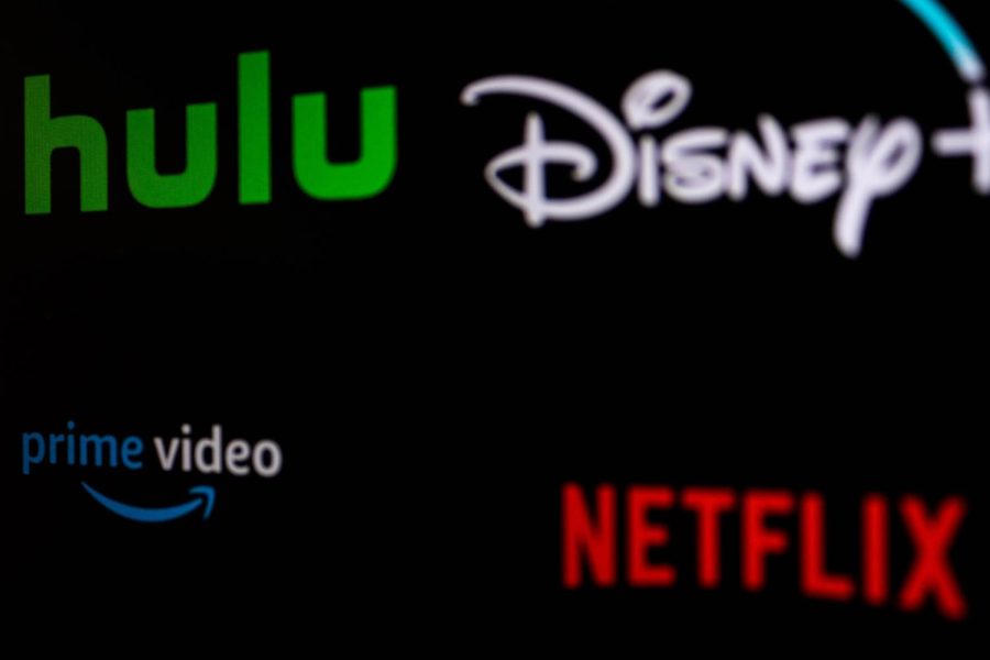 Hulu, Disney+, Amazon Prime Video and Netflix are four of the streaming services that AACC students use.