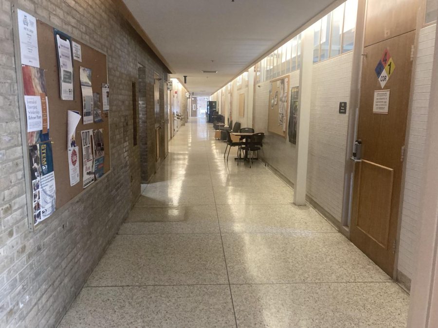 Empty building on Arnold campus.