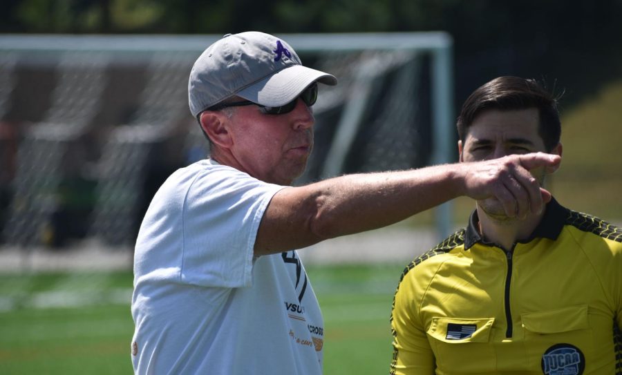 Womens lacrosse coach Jim Griffiths will also manage the womens soccer team. 