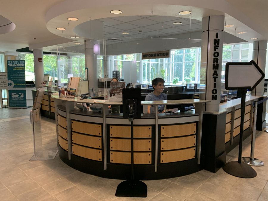 Student services like the information desk will be in person on the Arnold campus Monday through Thursday this semester.