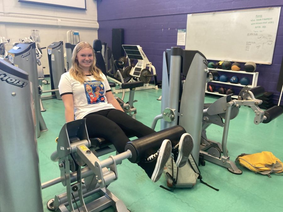 Women's cross-country runner Noelle Somers, a first year transfer studies student, ran three to five miles five to six days a week to prepare for the 2022 season. Somers also trained in the weight room during the offseason.