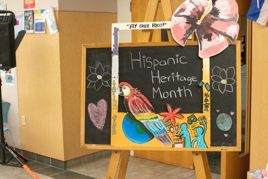 Hispanic Heritage Month sign