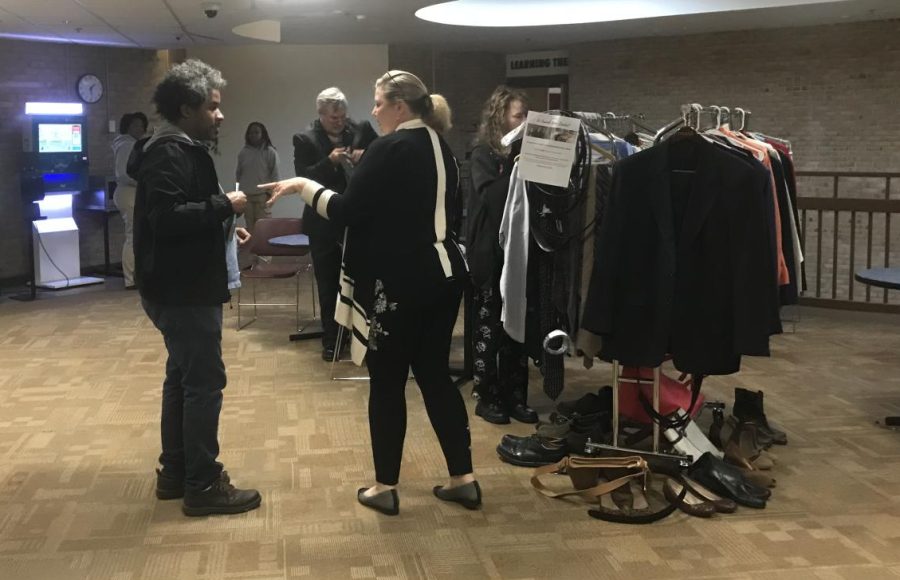 The Legal Studies Institute hosts a pop-up closet to provide students with free formal wear.