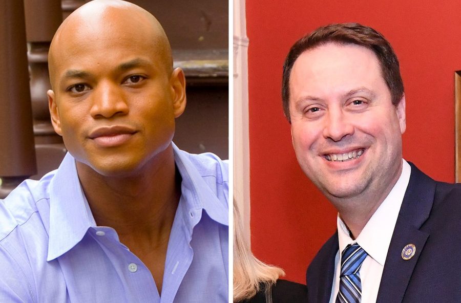 Students say they plan to vote for governor on Nov. 8, but they havent decided which candidate they will chose. Shown, Democratic candidate Wes Moore, left, and Republican Dan Cox.