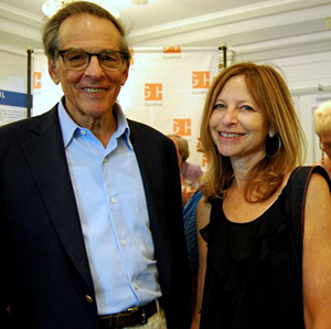 Professor Susan cohen, the director of AACCs creative writing program, will retire at the end of this semester. Shown, Cohen with journalist and author Robert Caro.
