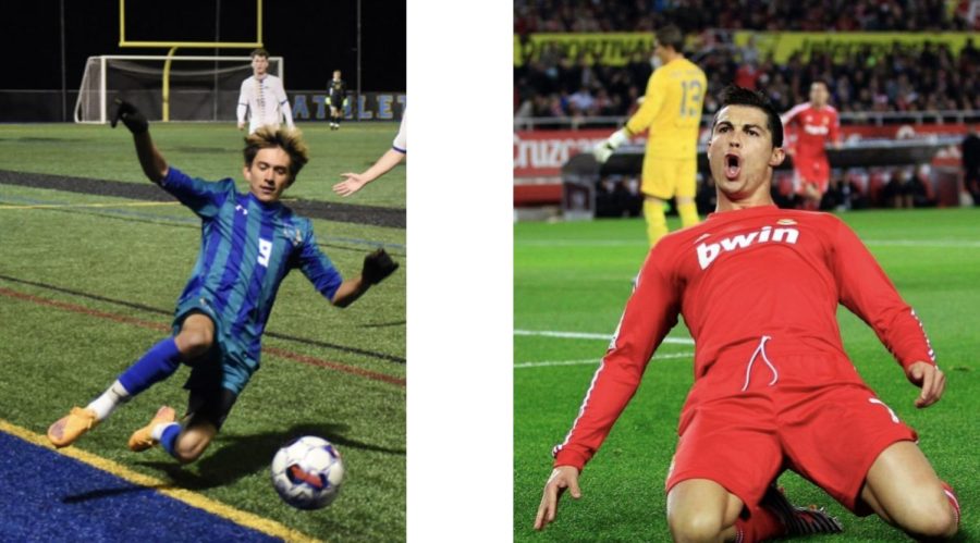 Riverhawks+athletes+open+up+about+their+favorite+sports+players.+Soccer+midfielder+Leyton+Calzado+%28left%29+says+he+appreciates+how+humble+soccer+icon+Cristiano+Ronaldo+is.