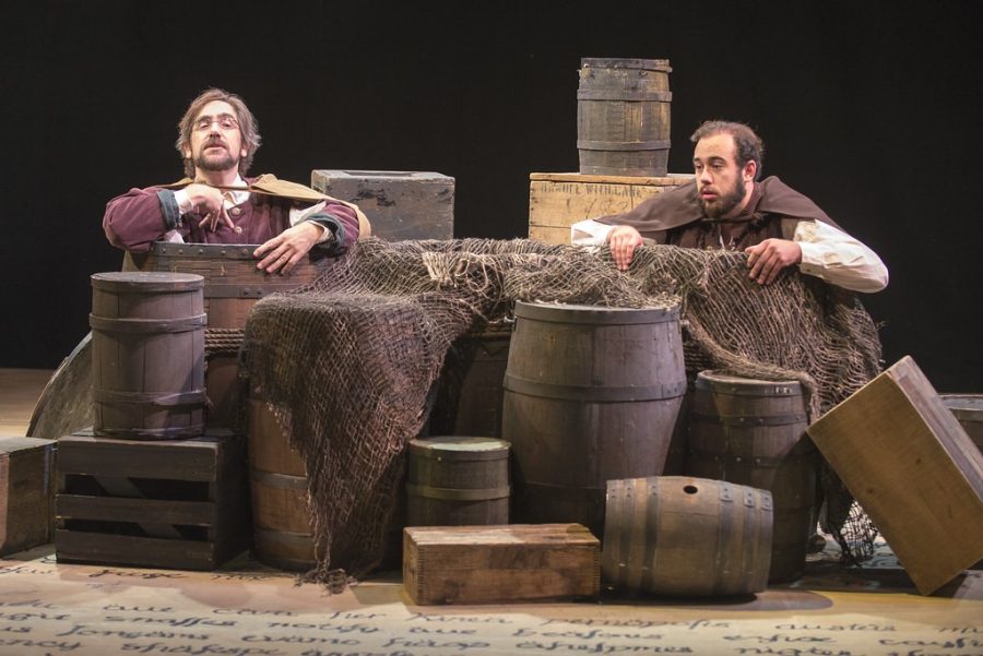 The Theatre at AACC is holding auditions for the spring play, Rosencrantz and Guildenstern are Dead. Shown: a University of Utah performance of the play.