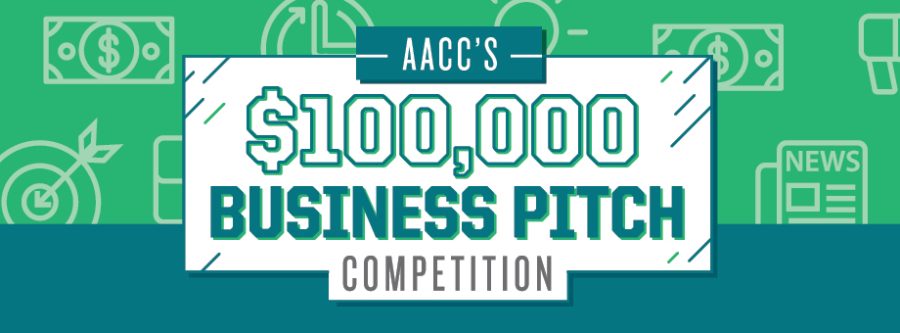 Students can earn up to $25,000 in prizes from the Business Pitch competition in April.