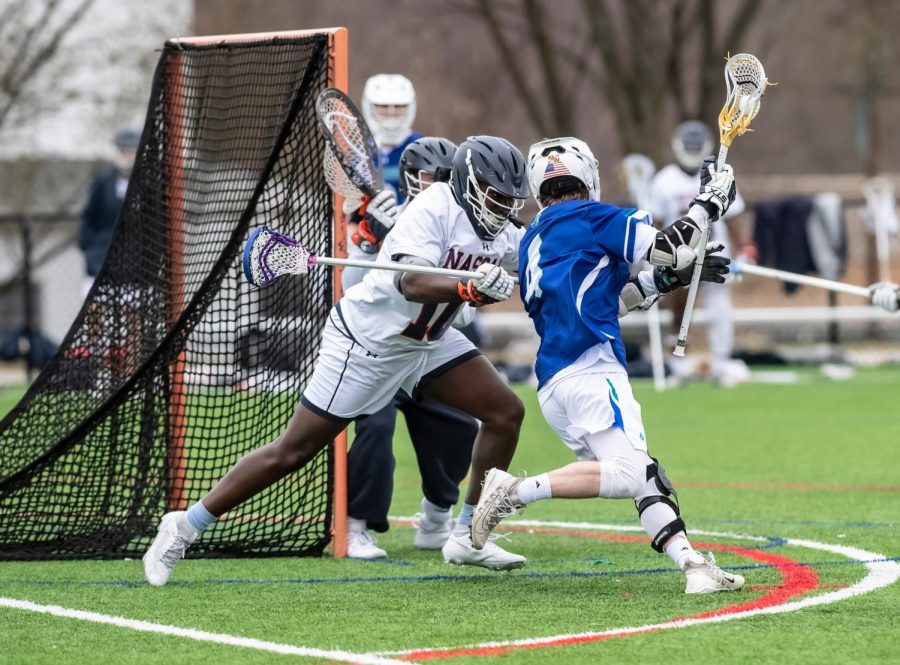 AACC+will+host+the+Riverhawks+men%E2%80%99s+lacrosse+regional+tournament+from+April+28-30+and+the+women%E2%80%99s+district+championship+game+on+May+4.+Shown%2C+attacker%2C+No.+4%2C+Jake+Coleman.